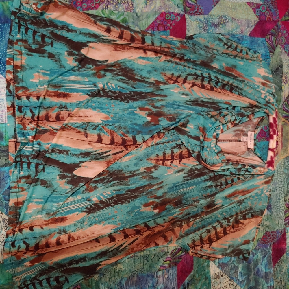 Cowl neck blouse
